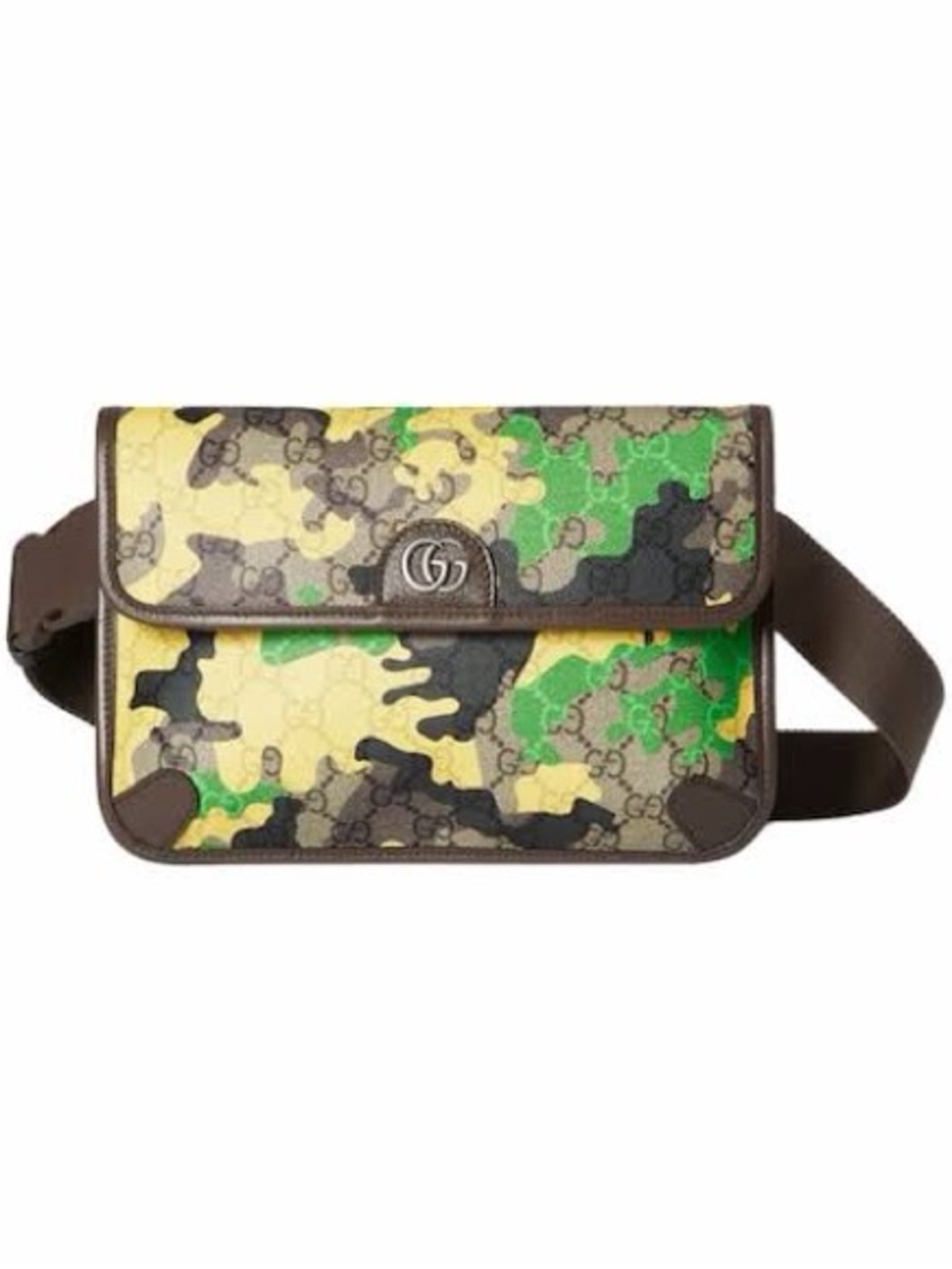 Gucci GG Supreme x camouflage belt bag